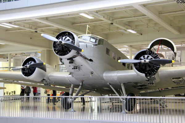 Junkers Ju52/3m airliner (1932-52) at Deutsches Museum. Munich, Germany.