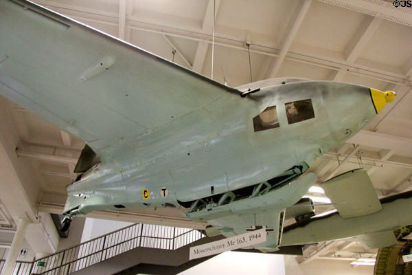 Messerschmitt Me163 rocket-propelled interceptor (1944) at Deutsches Museum. Munich, Germany.