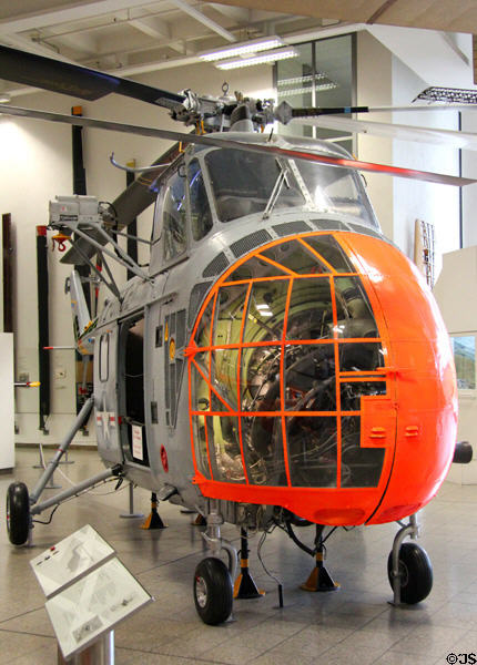 Sikorsky HH-19B (S-55) helicopter (1949) made in Stratford, CT at Deutsches Museum. Munich, Germany.
