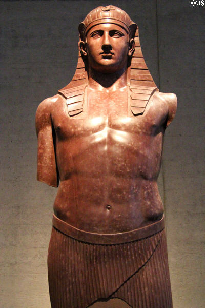 Egyptian-style Roman statue of Antinous (a favorite of Emperor Hadrian) of marble ( c135) from Hadrian's Villa in Tivoli at Museum Ägyptischer Kunst. Munich, Germany.