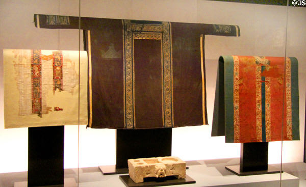 Coptic garments (4th-6thC CE) at Museum Ägyptischer Kunst. Munich, Germany.