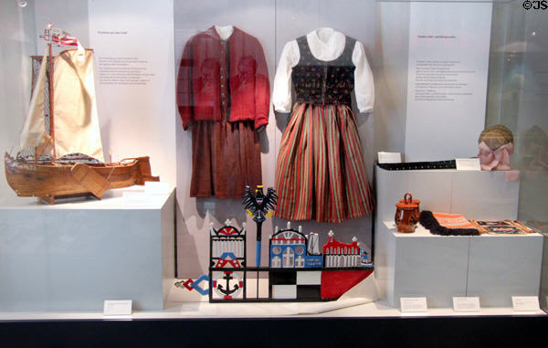Folk dress & crafts at History of East & West Prussia Museum. Munich, Germany.