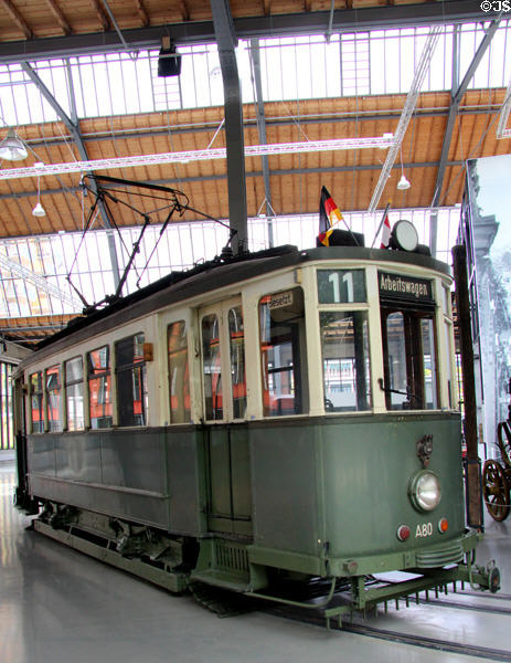 Nuremberg-Fürth Tram (1926) at Deutsches Museum Transport Museum. Munich, Germany.