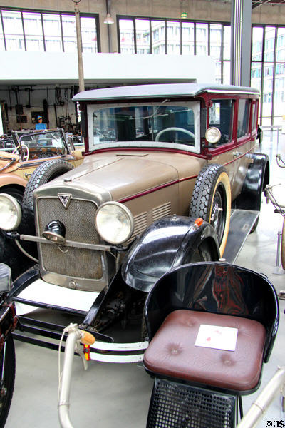 Adler Standard 6S (1928) from Frankfurt am Main at Deutsches Museum Transport Museum. Munich, Germany.