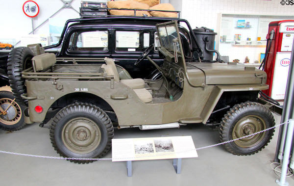 American military Ford Jeep GPW 1/4T (1945) at Deutsches Museum Transport Museum. Munich, Germany.