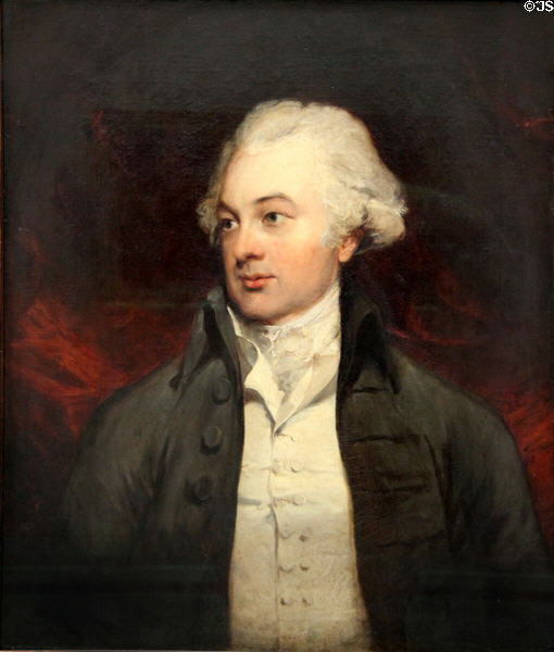 Henry Phipps, 1st Earl of Mulgrave portrait (c1790) by Thomas Lawrence at Neue Pinakothek. Munich, Germany.