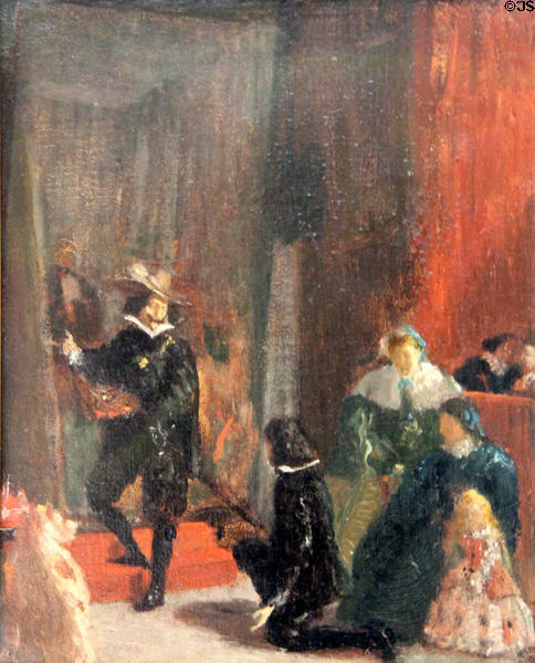 In Memory of Velázquez painting (c1858) by Edgar Degas at Neue Pinakothek. Munich, Germany.