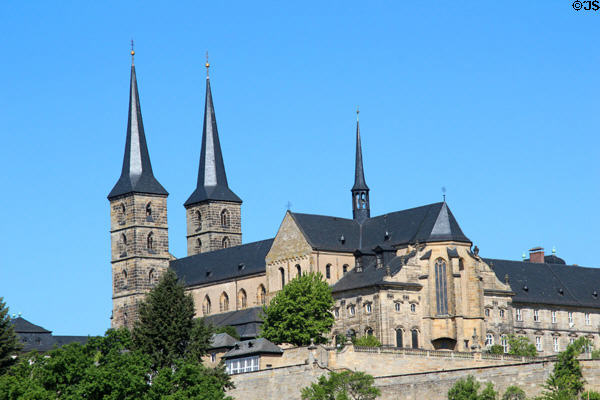 Michaelsberg Abbey. Bamberg, Germany. Style: Romanesque.