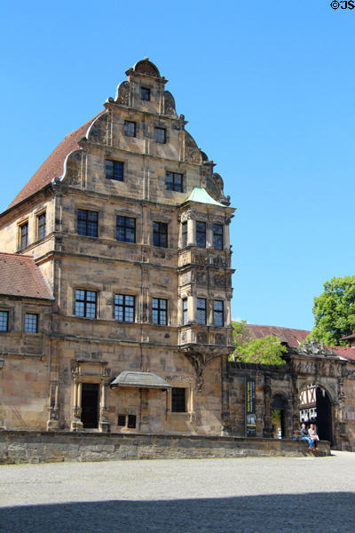 Renaissance wing (1568) of Old Court. Bamberg, Germany.