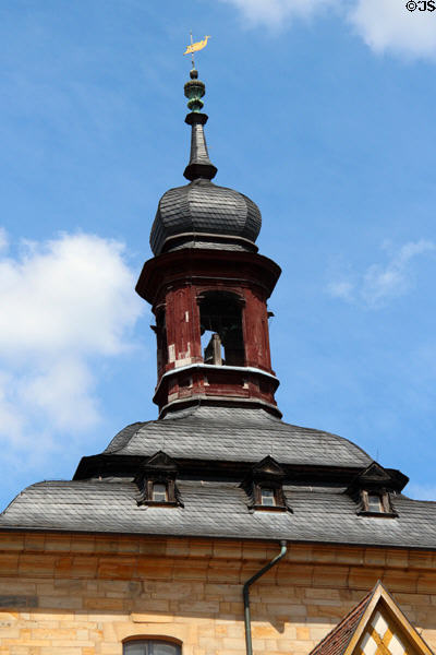 Bell tower of Bamberg Old Town Hall. Bamberg, Germany.