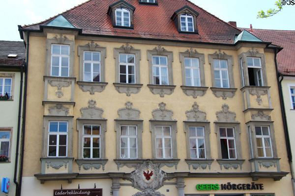 Heritage building on Maximilianstraße. Bayreuth, Germany.