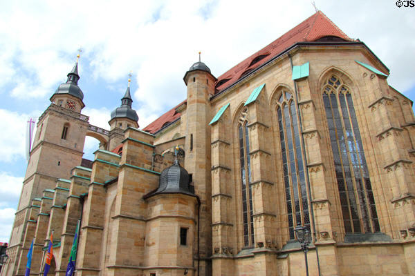 City Church of the Holy Trinity Bayreuth (Stadtkirche Bayreuth Heilig Dreifaltigkeit) (17thC). Bayreuth, Germany.