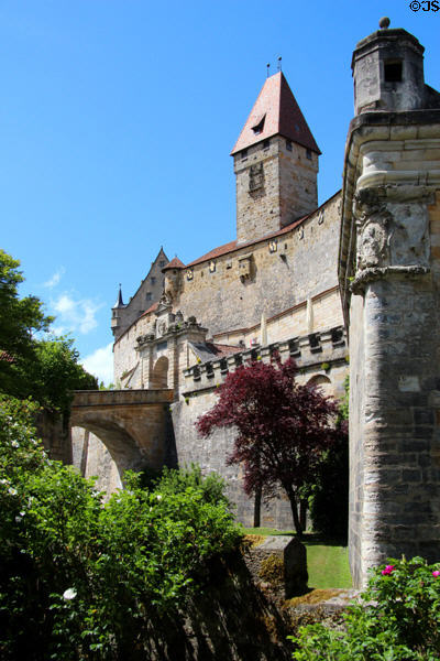 Coburg Castle (Veste Coburg) (started 10thC) is one of best preserved Medieval Castles in Germany. Coburg, Germany.