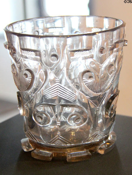Hedwig Glass (early 11thC) from Syria or Egypt once owned by Martin Luther at Coburg Castle. Coburg, Germany.