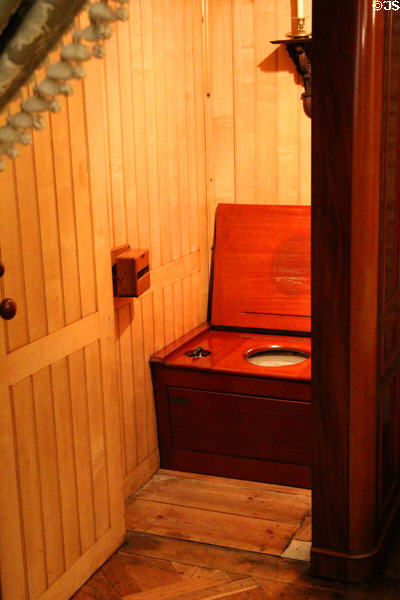 Commode in Queen Victoria's bedroom at Ehrenburg Palace. Coburg, Germany.