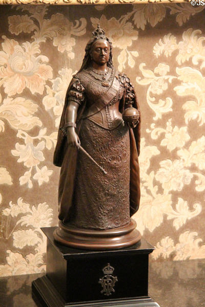Sculpture of Queen Victoria at Ehrenburg Palace. Coburg, Germany.