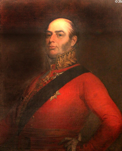 Portrait of Edward Augustus, Duke of Kent at Ehrenburg Palace. Coburg, Germany.