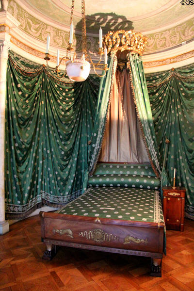 Bedroom of Duchess Luise at Ehrenburg Palace. Coburg, Germany.
