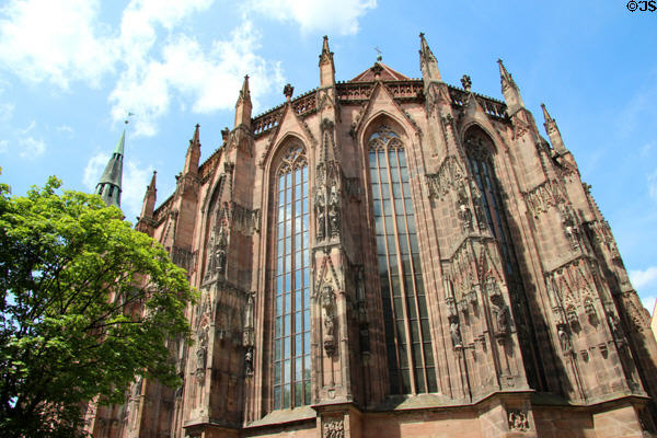 Apse of St Sebaldus Church. Nuremberg, Germany.