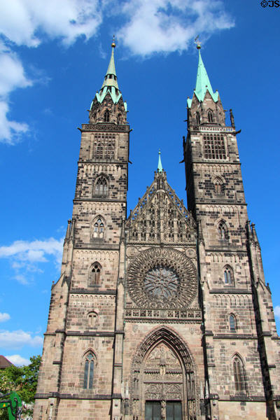 St Lawrence Church (1400-77). Nuremberg, Germany.