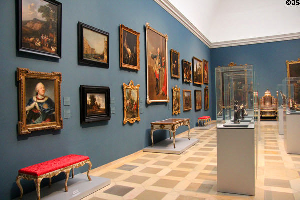 Gallery of paintings at Germanisches Nationalmuseum. Nuremberg, Germany.