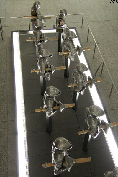 Medieval armor collection at Germanisches Nationalmuseum. Nuremberg, Germany.