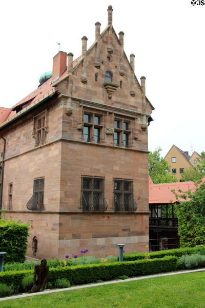 Tucher Mansion (1533-44) recreate home of a merchant family. Nuremberg, Germany.