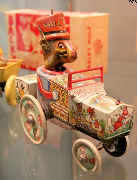 Wind-up Uncle Wiggily rabbit car (1936) at City Toy Museum. Nuremberg, Germany.
