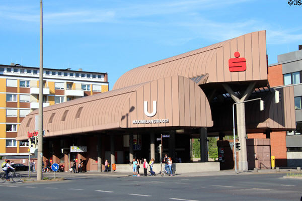 Nuremberg U-Bahn subway station. Nuremberg, Germany.