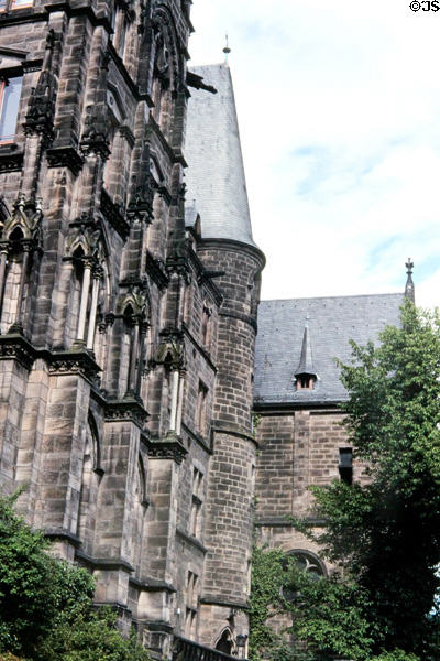 Old university building. Marburg, Germany.