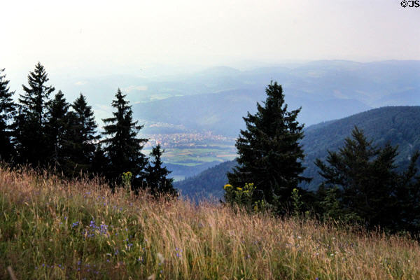 Upper Black Forest viewed from Kandel. Sankt Peter, Germany.
