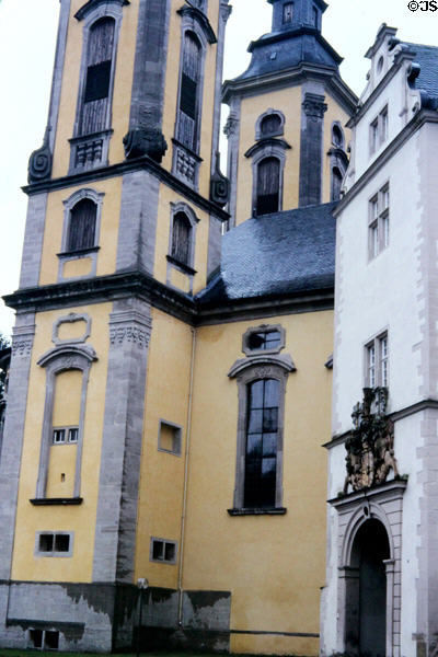 Evangelical Castle Church (Schlosskirche) of the Teutonic Order. Bad Mergentheim, Germany.