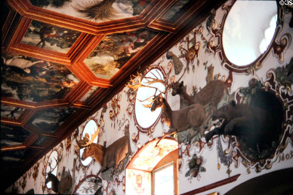 Knights' Hall (1603) detail at Weikersheim Palace. Weikersheim, Germany.