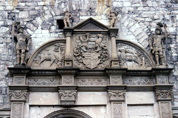 Portal (early 17thC) to Castle Hohentübingen carved by Christoph Jelin. Tübingen, Germany.