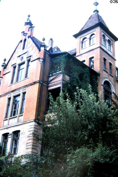 Mansion above city. Tübingen, Germany.