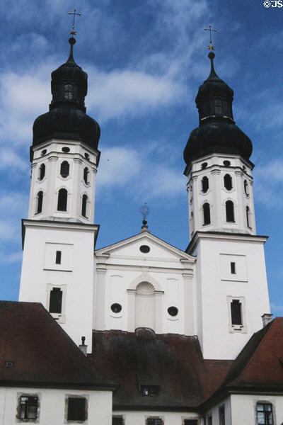 Sts. Peter & Paul cloister church (1686). Obermarchtal, Germany. Style: Baroque. Architect: Vorarlberg School.