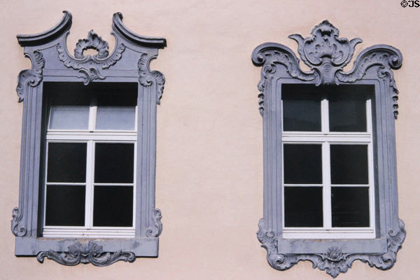 Baroque framing of windows on Cloister building. Obermarchtal, Germany.