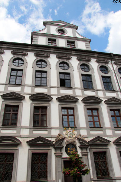 Academy for teacher training building on Kardinal-von-Waldburg-Straße. Dillingen, Germany.