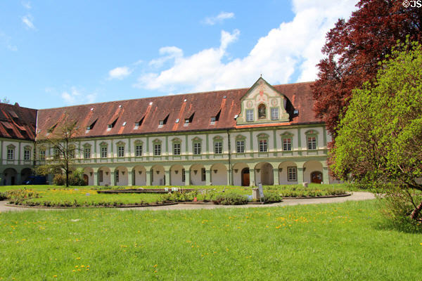 Grounds of Benediktbeuern Abbey. Germany.