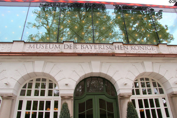 Entrance to Bavarian Kings Museum. Füssen, Germany.