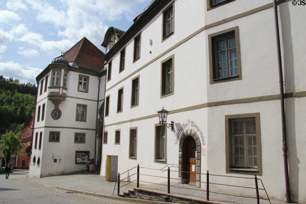 City office located within Kloster St Mang. Füssen, Germany.