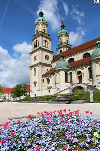 St Lorenz Basilica & gardens. Kempten, Germany.