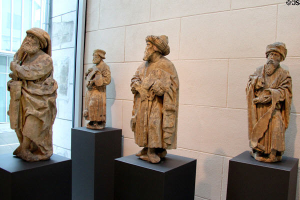 Sculpture group of biblical prophets (1516-17) by Michel & Berhart Erhart at Ulmer Museum. Ulm, Germany.