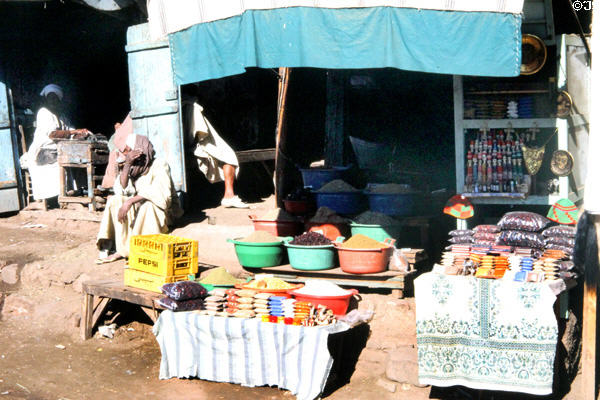 Market stall in Esna. Egypt.