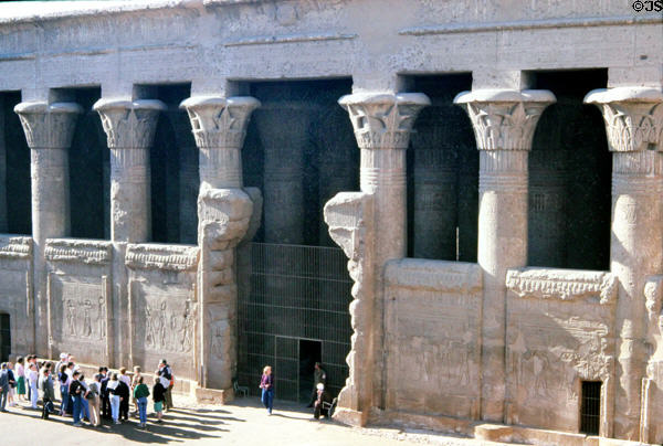 Temple of Khnum, the ram-headed god (Ptolemaic & Roman period) in Esna. Egypt.
