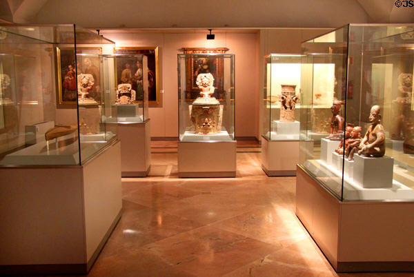 Gallery at Museum of America. Madrid, Spain.