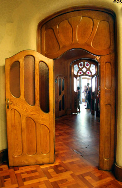 Doorway at Casa Batlló. Barcelona, Spain.