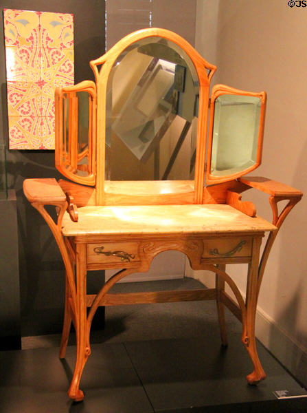Dressing table (1902) by Joan Busquets i Jane at Museum of Decorative Arts. Barcelona, Spain.