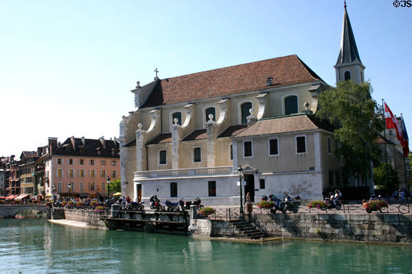 Pilgrimage church of St Francis de Sales (1610) honors saint who lived in Annecy. Annecy, France.