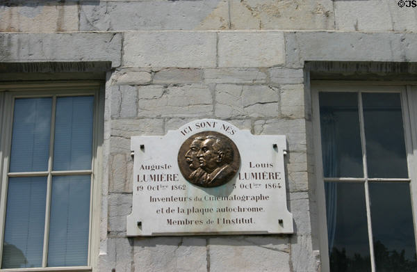 Birth house of Lumière brothers, inventors of motion picture technology & cinematography. Besançon, France.